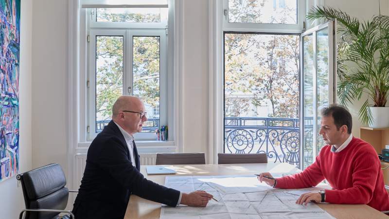 Architekt Josef Jakob im Gespräch