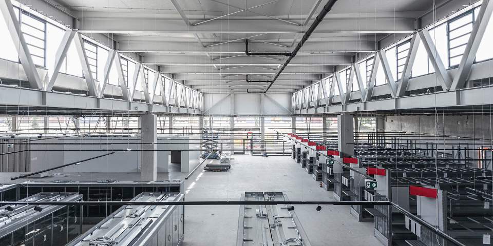 Gewerbehalle geplant von Josef Jakob